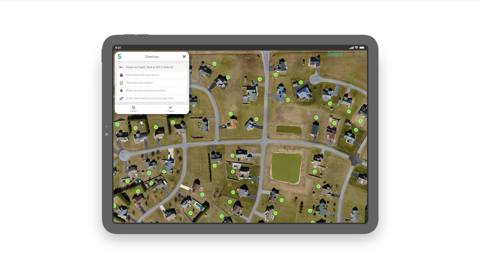 screenshot of Smart Site Plan